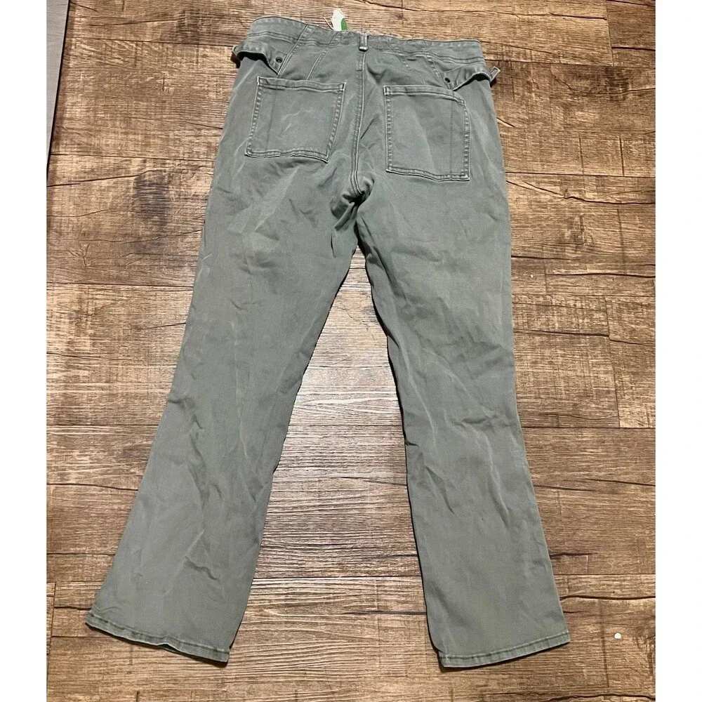 Anthropologie Hei Hei olive green cargo pants